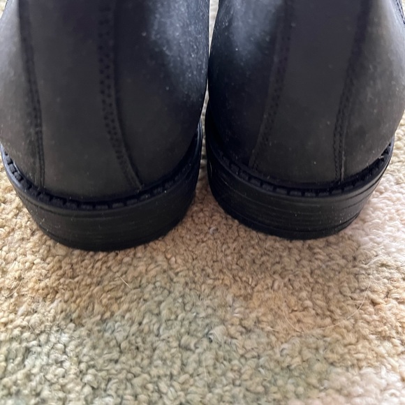 BRAND NEW BROWN SHOE BLACK NUBUCK OXFORD SHOES - Picture 5 of 9